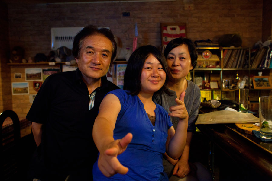 Miyuki with her Mom and Dad